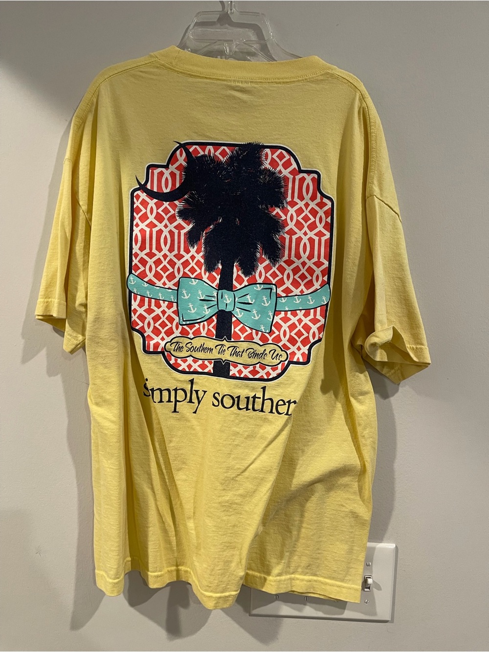 Simply Southern Light Yellow Short Sleeve Tee
